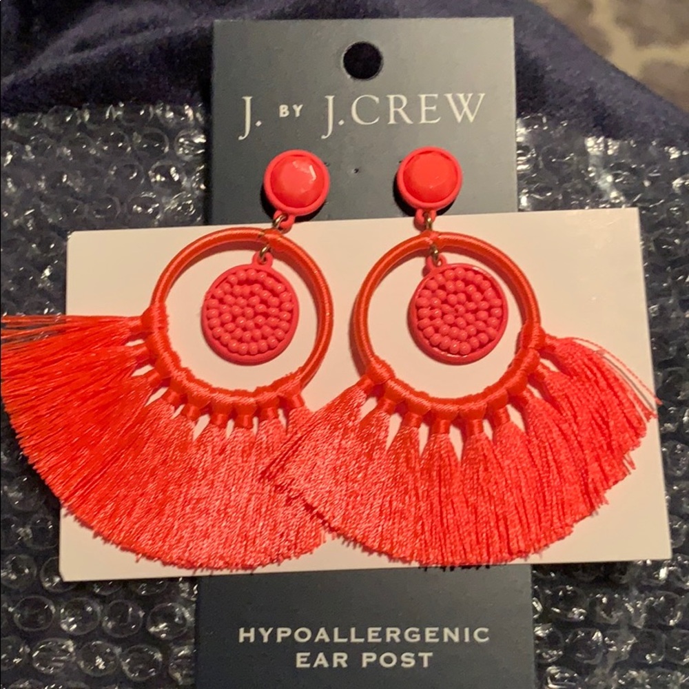Beaded Tassel Earrings